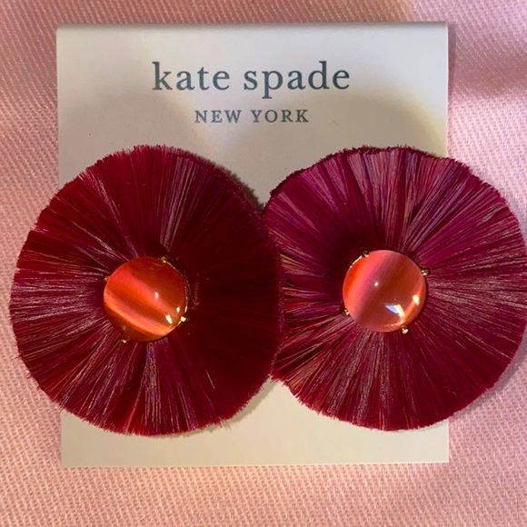 New Kate Spade posh poppy studs - Picture 5 of 7
